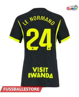 Günstige Atletico Madrid Robin Le Normand #24 Auswärtstrikot Damen 2026-27 Kurzarm